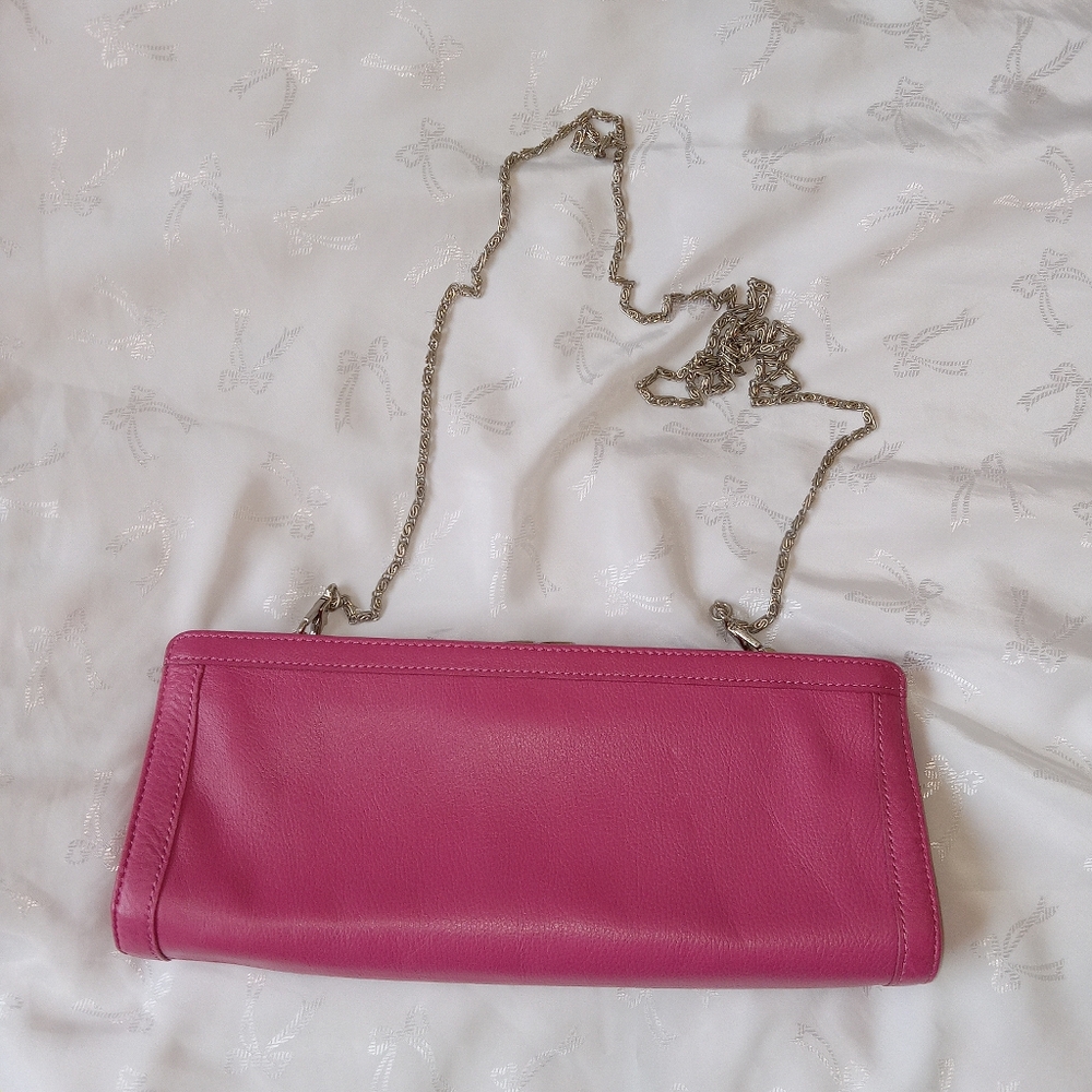 Soprano leather clutch bag